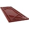 Ekena Millwork True Fit PVC Bungalow Fixed Mount Shutters, Pepper Red, 12W x 44H, PR TFP001BG12X044MR - alternate 9